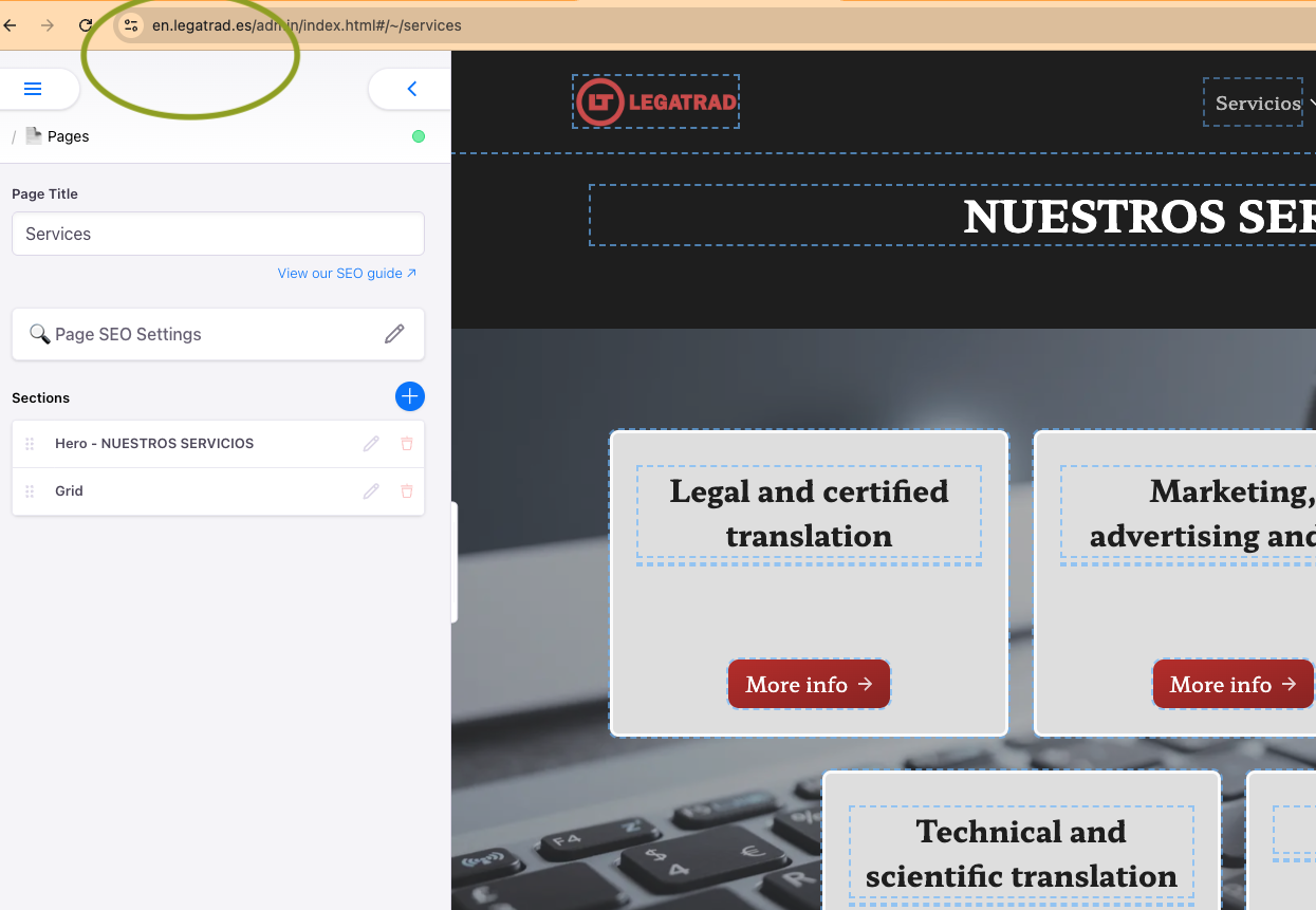 Multi-language editor